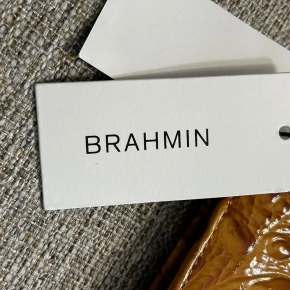 NWT Brahmin Ady Wallet Dark Rum Melbourne Leather Wallet